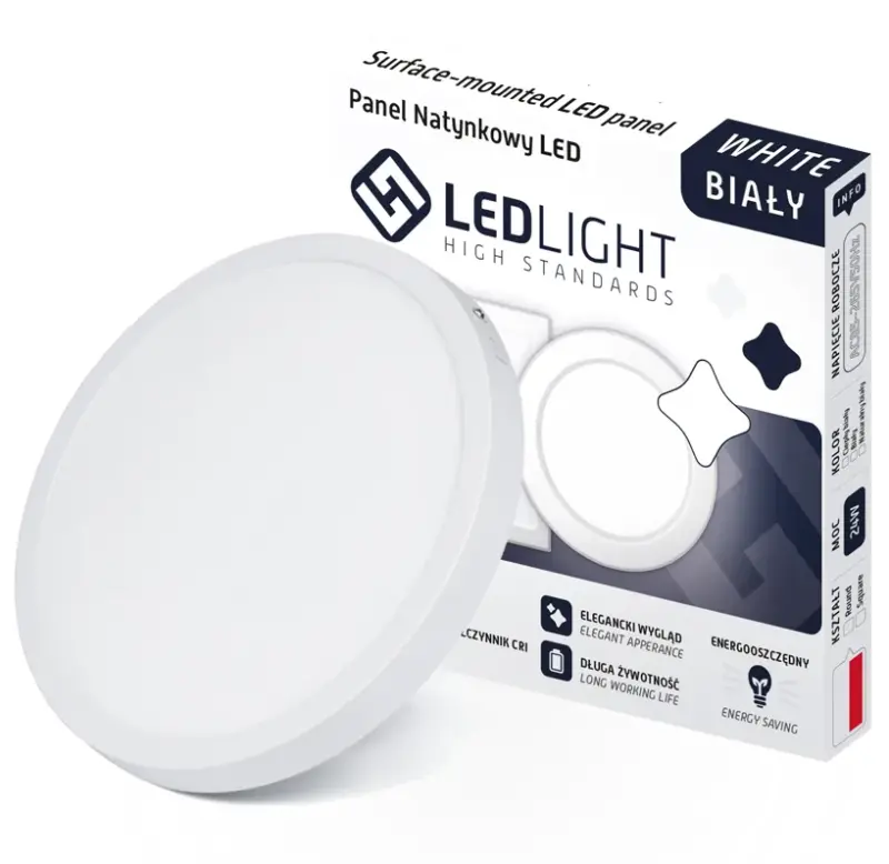 PLAFON LED PANEL NATYNKOWY NIEMRUGAJĄCY CCD NEUTRALNY 6W