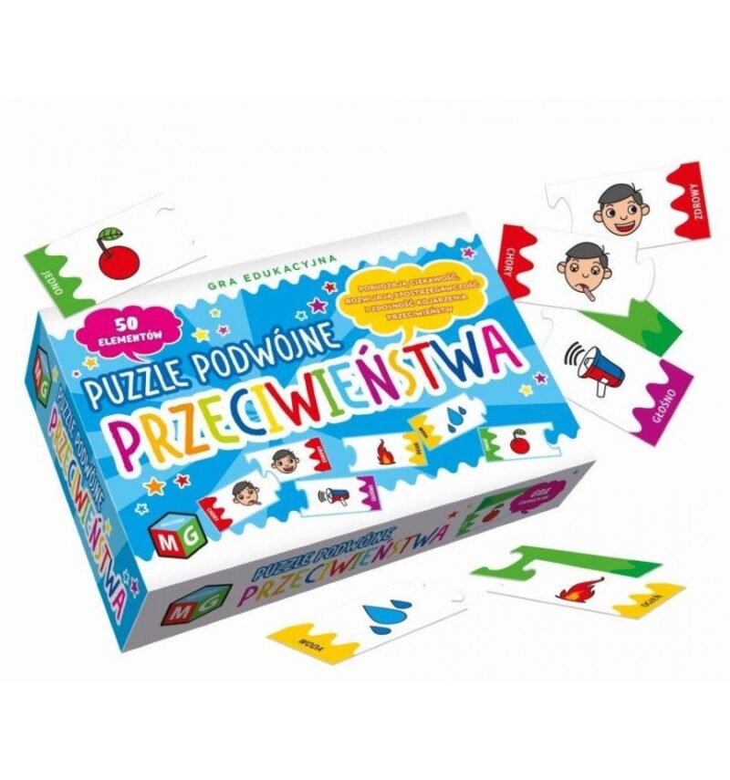 Gra edukacyjna Puzzle - Przeciwieństwa