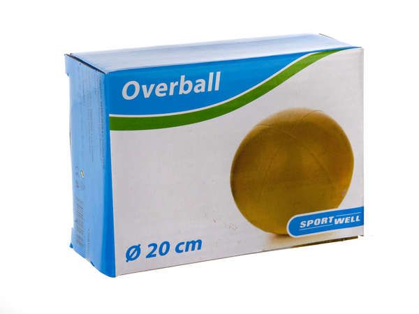 OVERBALL ŚREDNICA 20cm. SPORTWELL Piłka gumowa