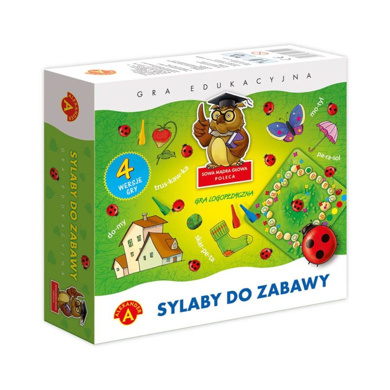 Gra edukacyjna Alexander - Sowa Mądra Głowa - Sylaby do Zabawy